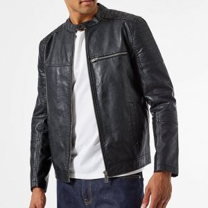 Куртка кожаная Burton Menswear London