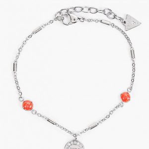 Браслет Guess с родиевым покрытием