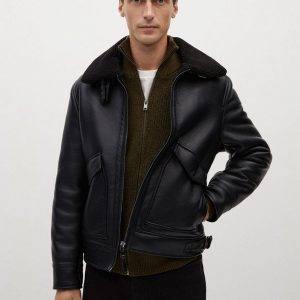 Куртка кожаная Mango Man - STAMFORD