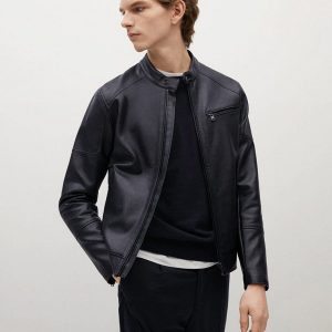 Куртка кожаная Mango Man - JOSENO2