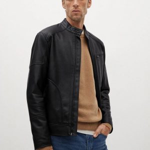 Куртка кожаная Mango Man - JOSENO