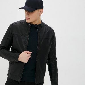 Куртка кожаная Jack & Jones
