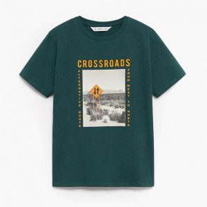 Футболка Mango Kids - CROSS