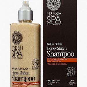 Шампунь Natura Siberica Fresh Spa Bania Detox Восстанавливающий био для окрашенных волос "Медовый сбитень" 300 мл