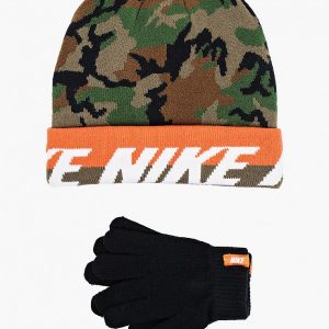 Комплект Nike шапка и перчатки