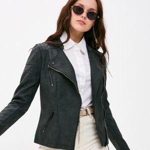 Куртка кожаная Only