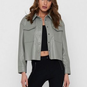 Куртка кожаная Only