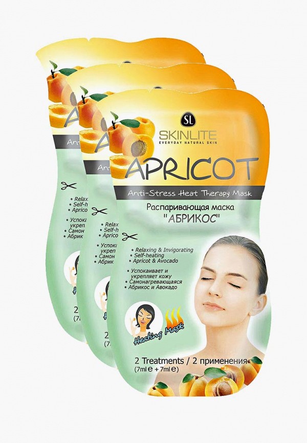 Набор для ухода за лицом Skinlite Распаривающая маска. АБРИКОС. 2 применения Набор для ухода за лицом Skinlite Распаривающая маска. АБРИКОС. 2 применения
