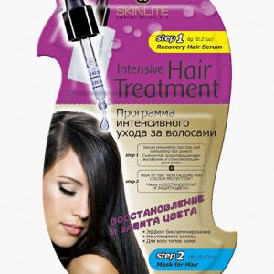 Набор для ухода за волосами Skinlite интенсивного ухода ВОССТАНОВЛЕНИЕ И ЗАЩИТА ЦВЕТА (сыворотка+маска)