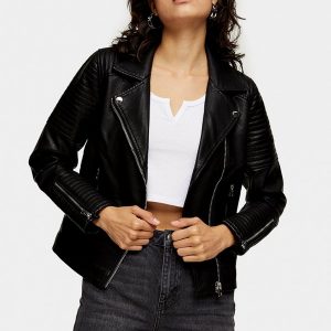 Куртка кожаная Topshop